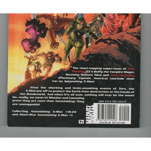 Astonishing X-Men Unstoppable Marvel Graphic Novel TPB Comic Book - Picture 5 of 10